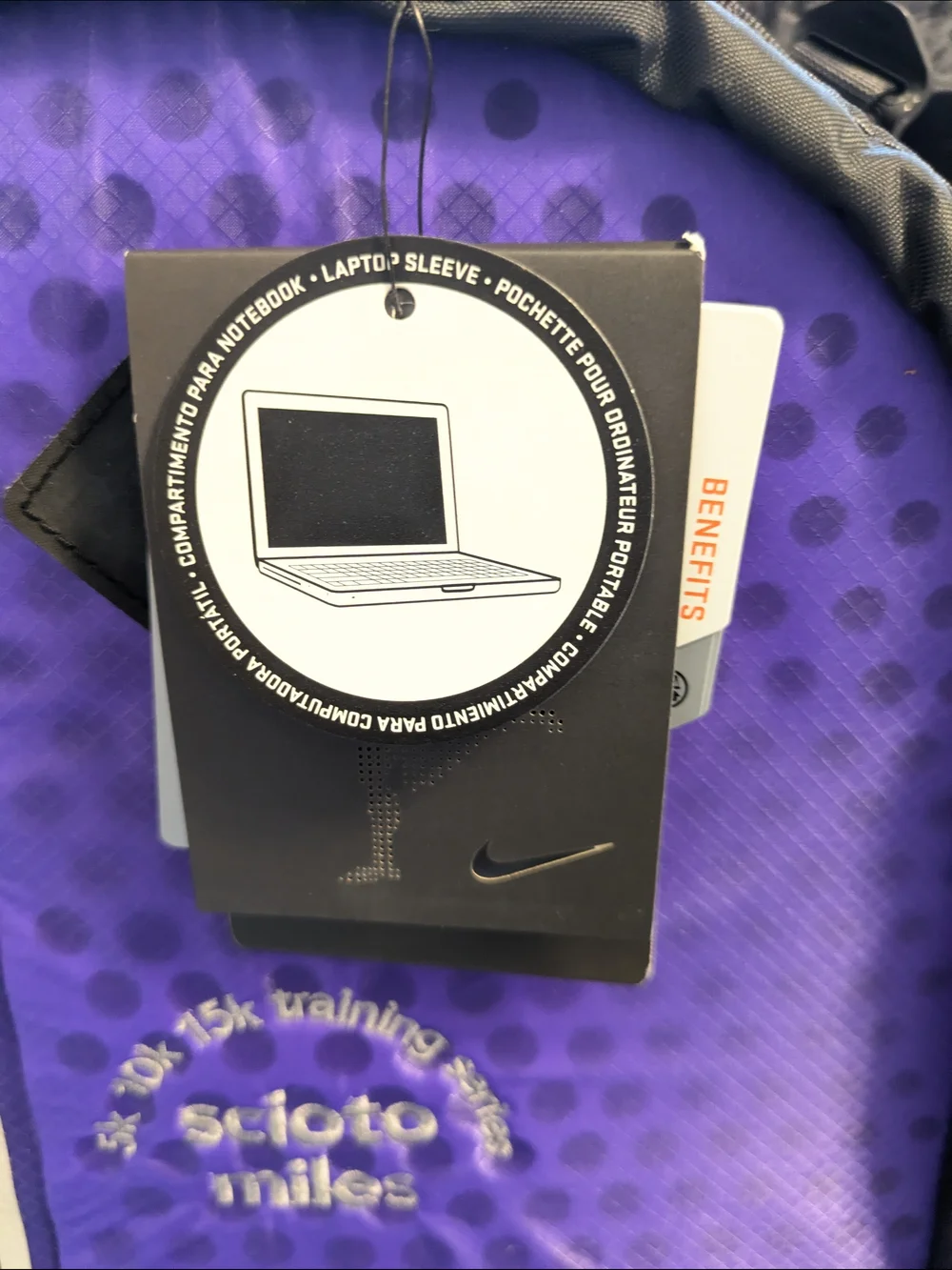 NWT Nike Cheyenne Vapor Purple Backpack – Scioto Miles Training Series